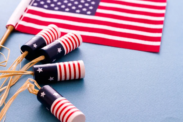 Patriotic Items Celebrate July 4Th — Stock Photo, Image