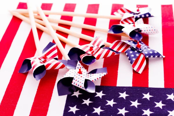Patriotische Gegenstände Zum Juli — Stockfoto