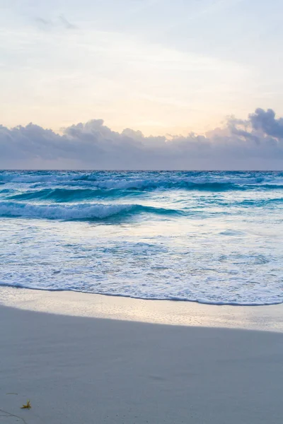 Wschód Słońca Plaży Morza Karaibskiego — Zdjęcie stockowe