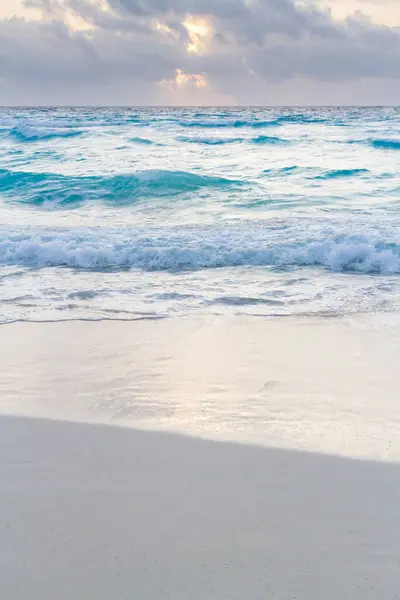 Восход Солнца Пляже Карибского Моря — стоковое фото