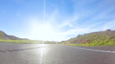 Gündüz, Arroyo Quemada Sahili, Kaliforniya yakınlarındaki HWY 101 'de, çevre kıyı manzarası manzarası sunar..