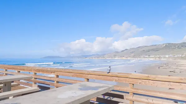 Pismo Beach Slående Tom Vinterdag Erbjuder Lugn Och Fridfull Atmosfär — Stockfoto