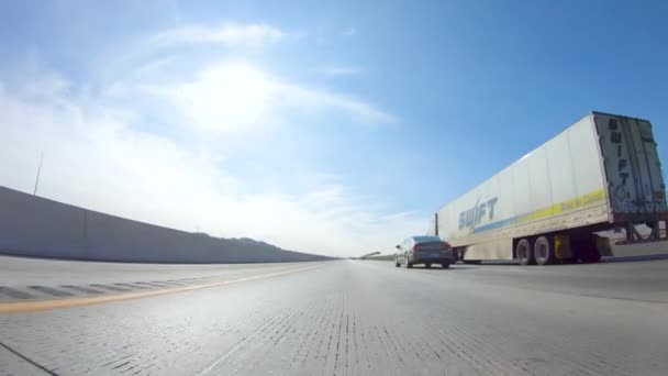 Hwy California Usa Dicembre 2022 Imbarcarsi Viaggio Strada Dal Nevada — Video Stock