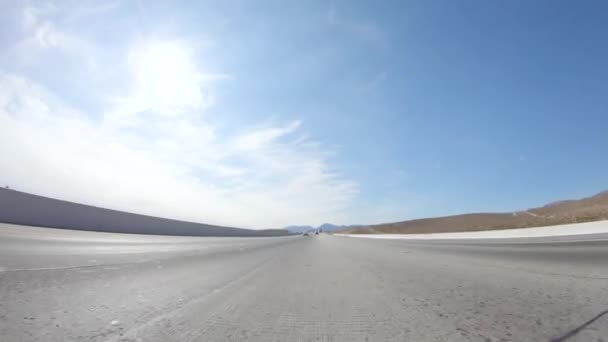 Hwy California Usa December 2022 Embarcarse Viaje Por Carretera Nevada — Vídeos de Stock
