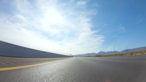 Hwy California Usa December 2022 Embarcarse Viaje Por Carretera Nevada — Vídeos de Stock