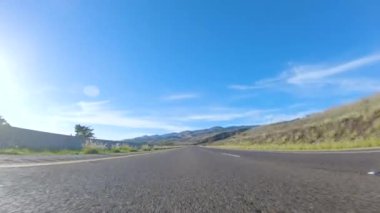 Gündüz, Arroyo Quemada Sahili, Kaliforniya yakınlarındaki HWY 101 'de, çevre kıyı manzarası manzarası sunar..