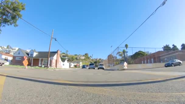 Santa Maria California Abd Aralık 2022 Pismo Beach Kasabasının Sokaklarında — Stok video