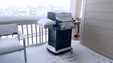 Kışın dinginliği, sessiz ve karlı bir yorganı sarar. Banliyö balkonunda huzur dolu bir resim sunar. Mahalle, beyaz bir kış battaniyesinin altında sessizce uzanır..