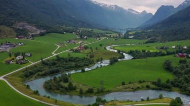 Norveç fiyordu - Stryn, Norveç 'te Loen