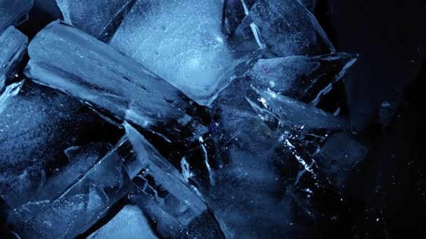 Crystal Glass Close Abstract Background — Stock Video