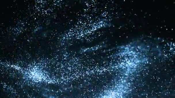 Lassú Mozgás Kék Tinta Víz Robbanás Felülről Akril Festék Vízben — Stock videók