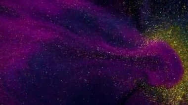 Soyut Grunge Renk Mürekkep Boyası Patlama Patlaması Arkaplanı. Renkli Kaos Sıvı Türbülansı. Hareket