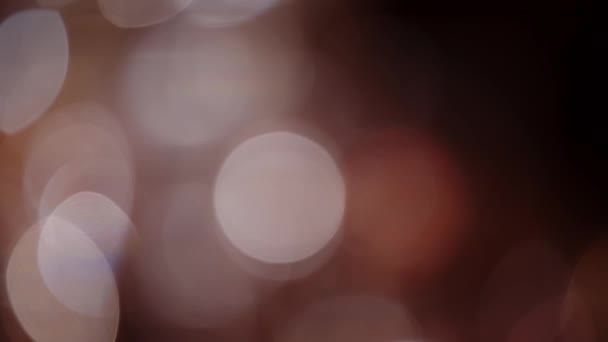 抽象的后台Bokeh循环 带有微粒的漂亮背景 — 图库视频影像
