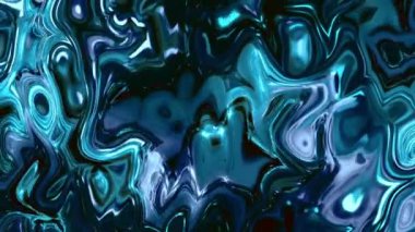 4 bin. Renkli soyut sıvı mermer dokusu, akışkan sanat. Çok güzel bir soyut mavi tasarım girdap arka plan videosu. 3B Canlandırma,