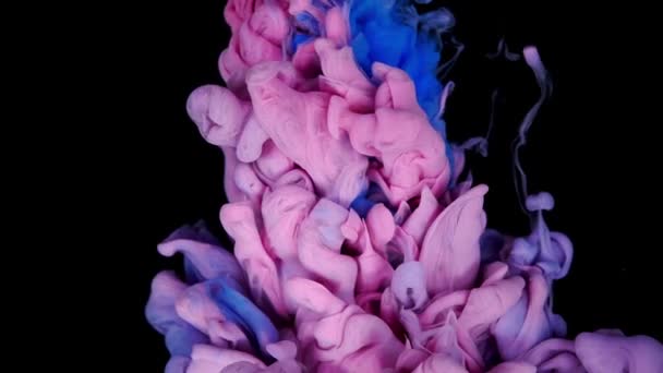 Nuages Abstraits Enchanteurs Gros Plan Sur Mélange Fluide Art Dans — Video
