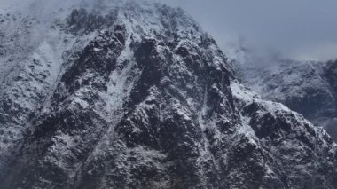 Hava aracı Reine Village, Lofoten, Norveç, Avrupa 'ya uçtu