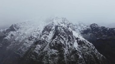 Hava aracı Reine Village, Lofoten, Norveç, Avrupa 'ya uçtu