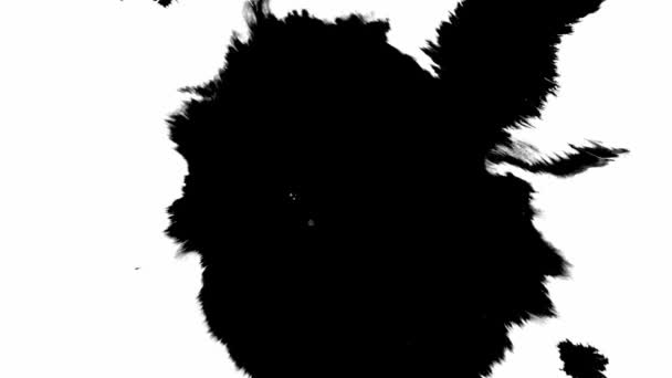 Μελάνι Grunge Φόντο Σουρεαλιστικό Σύμπαν Μαύρο Glitter Υγρό Splash Διάδοση Royalty Free Βίντεο Αρχείου