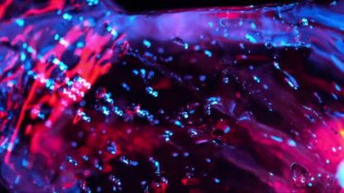 Renkli ateş ışığında buz küpü. soyut duvar kağıdı