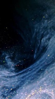 Karanlık bir arka plana karşı kozmik renklerin büyüleyici girdabı evrenin özünü yakalıyor..