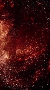 Kendini kozmik tozun büyüleyici güzelliğine ve bu büyüleyici uzay görüntüsünün içinde parıldayan yıldızlara daldır.