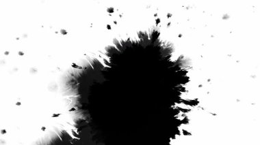 Kalın bir mürekkep sıçraması modern sanat projeleri için mükemmel olan göz alıcı ve çarpıcı bir soyut tasarım yaratır.