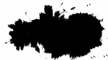 Güzel sanatsal altyapılar ve yaratıcı projeler yaratmak için mükemmel siyah mürekkep lekeleri.