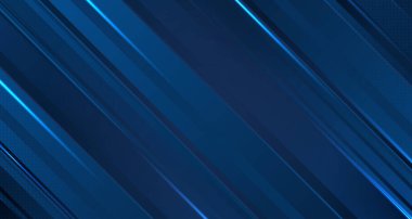 Soyut modern arka plan, koyu mavi çizgiler, hız ve hareket bulanıklığı koyu mavi şirket konsepti, enerji teknolojisi. vektör tasarımı.