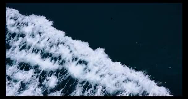 Пейзаж Океана Волнами Природа Летом Возьмите Паром Отправиться Самуи Koh — стоковое видео