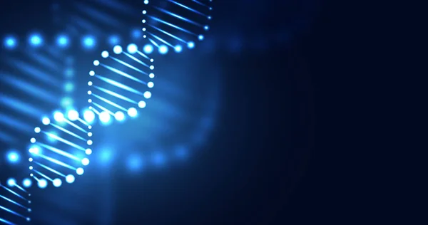 Healthcare Medical Science Technology Wireframe Dna Analysis Chromosomal Dna Genetic — Fotografia de Stock