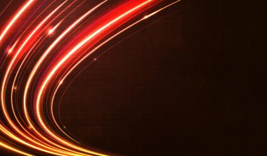 Kırmızı ışık çizgisi, fiber optik, hız çizgisi, 5g veya 6g 'lık kablosuz veri transferi için fütüristik arka plan, soyut olarak yüksek hızlı internet. İnternet ağı konsepti. vektör tasarımı.