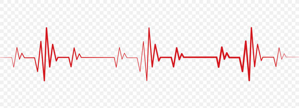 Пульс и сердцебиение. Сердцебиение одинокое, кардиограмма. красивая медицина, медицинское образование. современный простой дизайн для медицинских приложений, веб-сайтов и больниц. векторный дизайн.