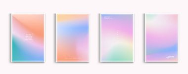 Canlı kuzey ışıkları gradyan arkaplan dizayn şablonları. Modern moda tasarım. İniş sayfaları, kapaklar, broşürler, el ilanları, sunumlar, afişler için kullanılabilir. Vektör tasarımı.