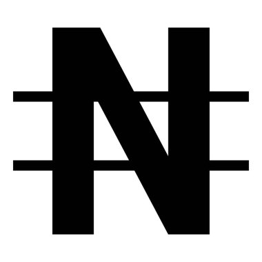 Simge nayra simgesi siyah renk çizimi düz resim biçimi basit