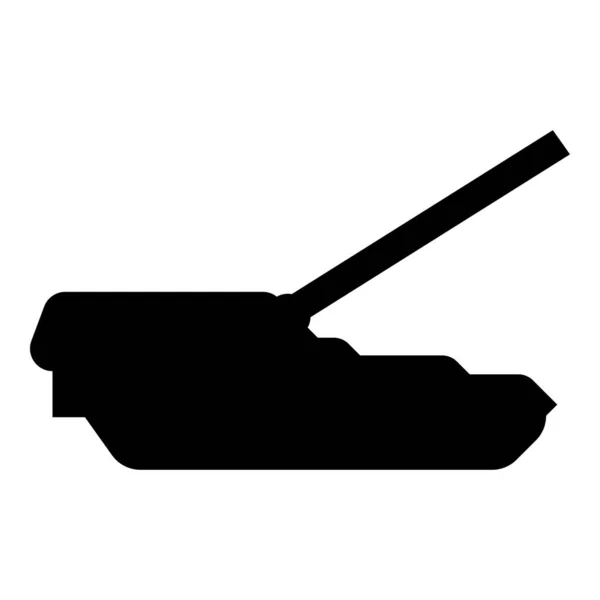 Самоходная Артиллерийская Система Гаубицы Иконка Черного Цвета Векторная Иллюстрация Изображение — стоковый вектор