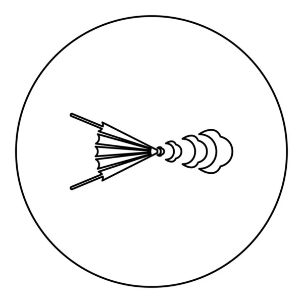 圆圆的圆圆的圆形黑色矢量图形轮廓线条细线样式简约 — 图库矢量图片