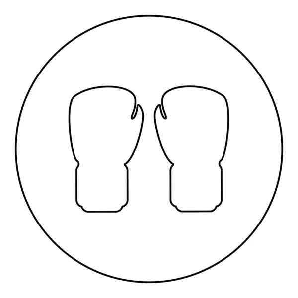 Box Handschoenen Paar Vuist Bescherming Apparatuur Sportkleding Voor Punch Workout — Stockvector