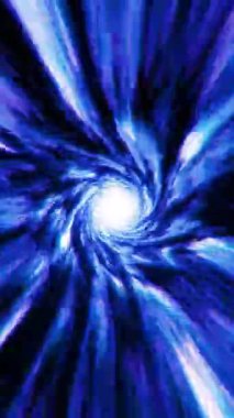 Soyut mavi renk girdabı. Tasarım dinamik, enerjik bir görsel efekt yaratır, girdap ya da girdap gibi. Tek renkli hiper tünelli dinamik dikey görüntüler. Uzayda hiper atlama uçuşu