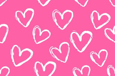 Kalpsiz arka plan, sevgililer günü desenli tasarım. Moda minimalist kalp arkaplanı