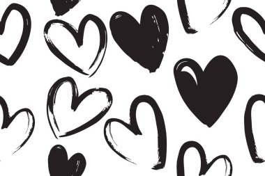 Kalpsiz arka plan, sevgililer günü desenli tasarım. Moda minimalist kalp arkaplanı