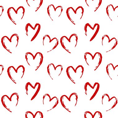 Kalpsiz arka plan, sevgililer günü desenli tasarım. Moda minimalist kalp arkaplanı