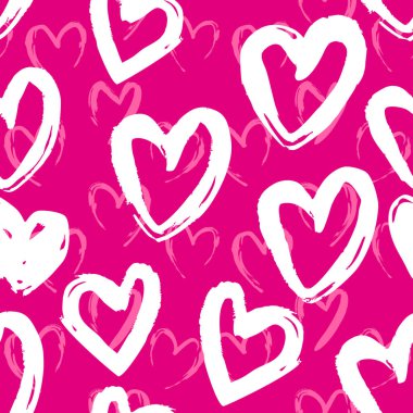 Kalpsiz arka plan, sevgililer günü desenli tasarım. Moda minimalist kalp arkaplanı