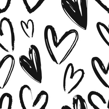 Kalpsiz arka plan, sevgililer günü desenli tasarım. Moda minimalist kalp arkaplanı