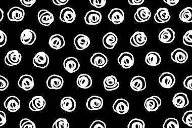 Hafif arkaplan deseninde modaya uygun daireler