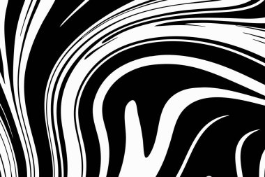 Dinamik soyut girdap şekli sıvı şekillerle oluşturuldu