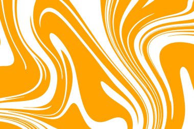 Dinamik soyut girdap şekli sıvı şekillerle oluşturuldu