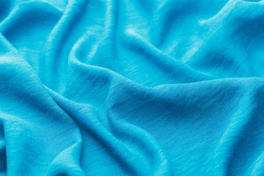 Parlak mavi dikişsiz tekstil arkaplanı kapat