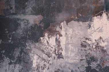 İç plan ve kırsal sanatsal tasarım kavramları için kahverengi tonlu desenli beton duvar 