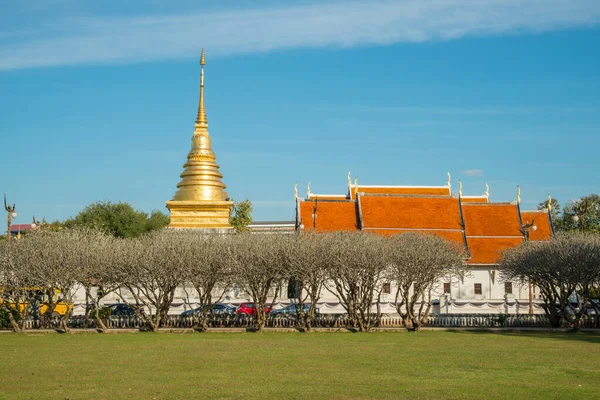 Wat Phra Hogy Chang Kham Nan Tartományban Thaiföld Nan Tartomány — Stock Fotó