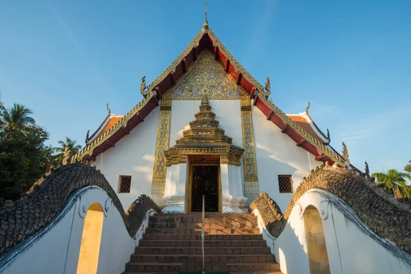 Wat Phumin Leghíresebb Templom Nan Tartományban Thaiföldön Nan Tartomány Belvárosának — Stock Fotó